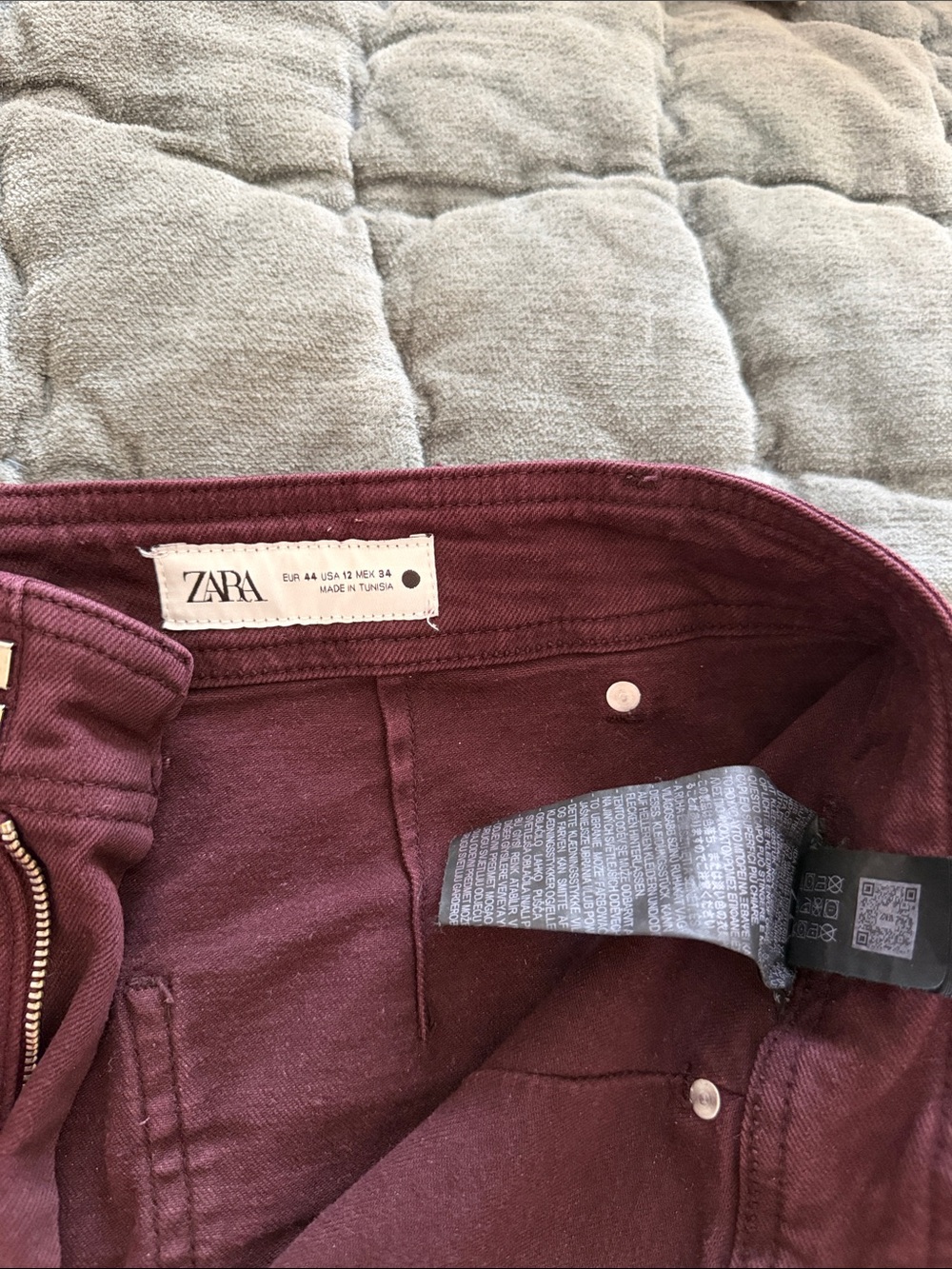 Zara wide leg marine jeans - Picture 2 of 5